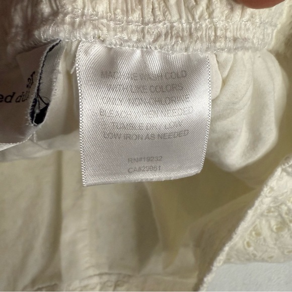 Vintage Alfred Dunner Pull-On Capris Ivory Eyelet Back Elastic Women’s Size 14 - Picture 12 of 12